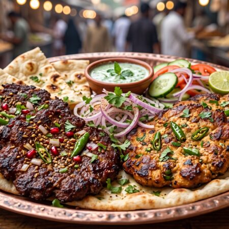 Lamb & chicken Chapli kabob